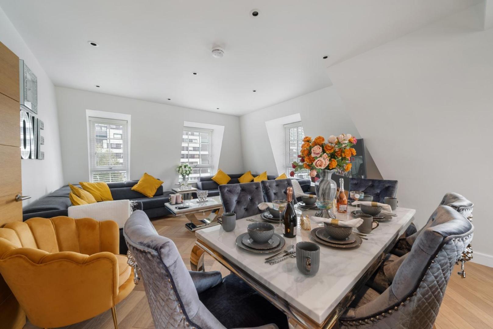 Elegant 3-Bedroom Penthouse In Marble Arch 70 Лондон Екстер'єр фото