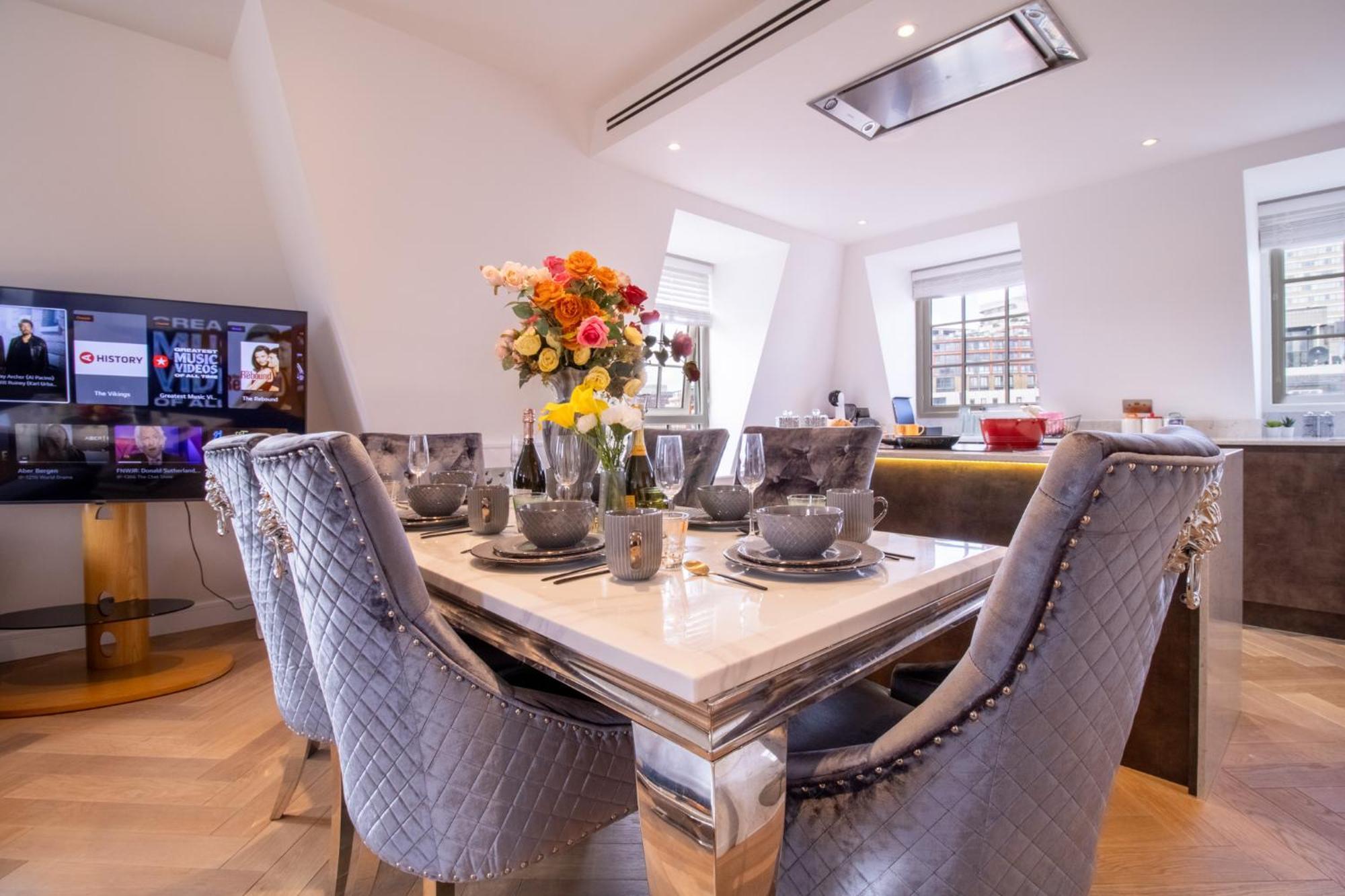 Elegant 3-Bedroom Penthouse In Marble Arch 70 Лондон Екстер'єр фото