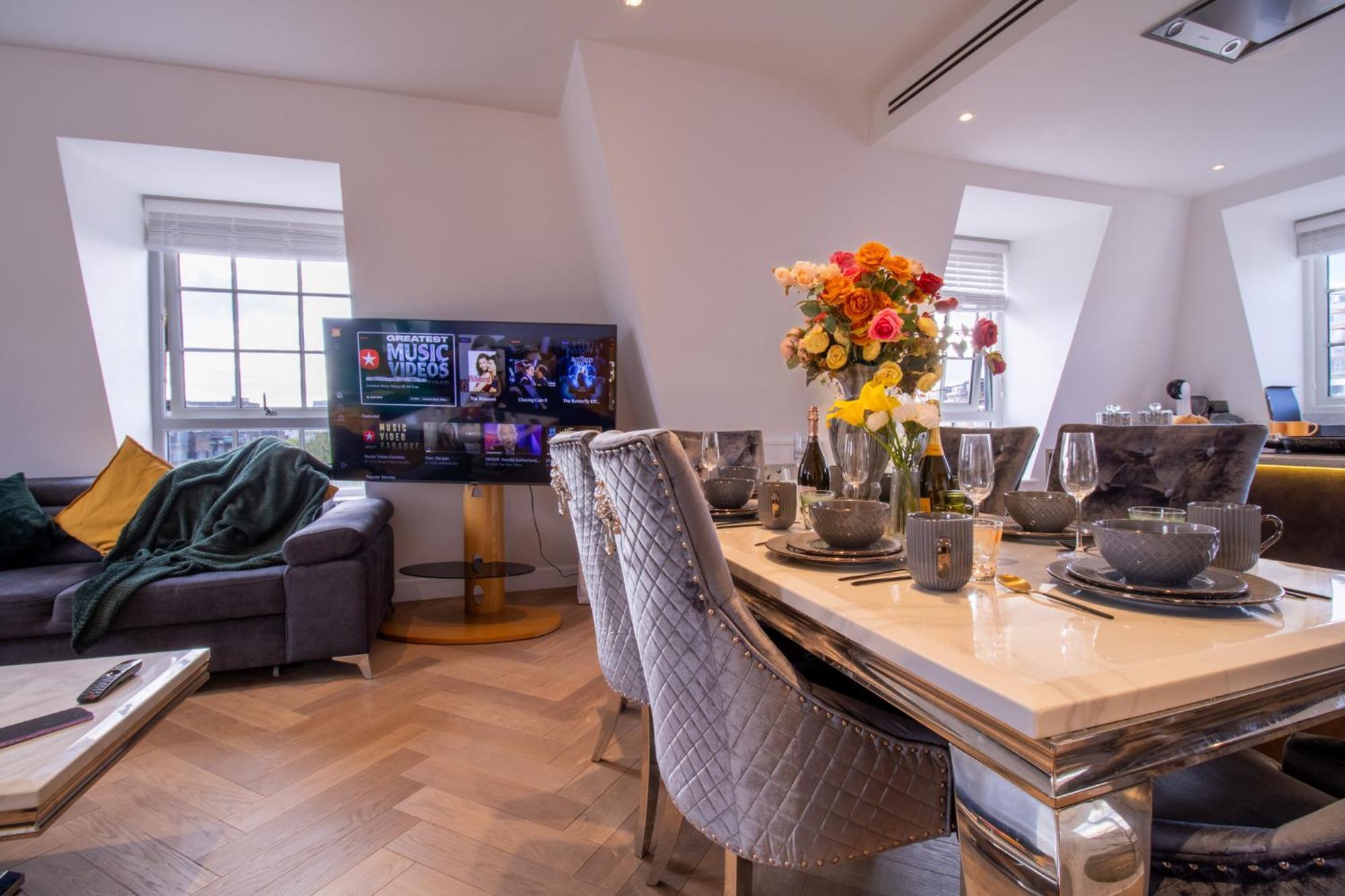 Elegant 3-Bedroom Penthouse In Marble Arch 70 Лондон Екстер'єр фото