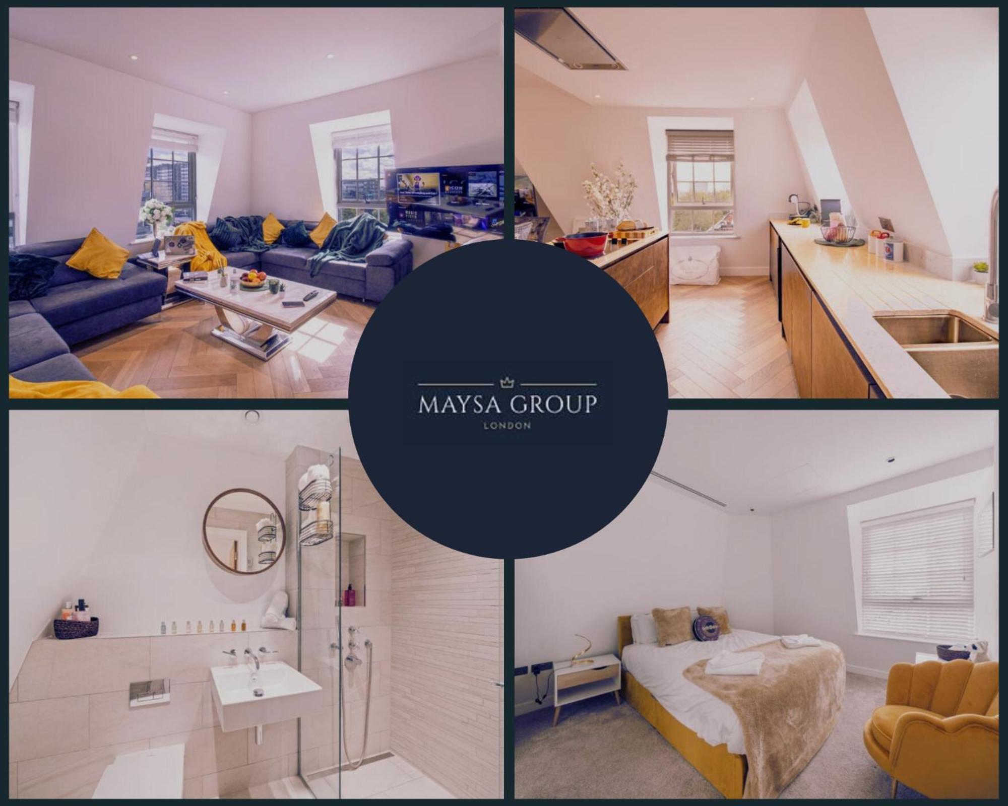 Elegant 3-Bedroom Penthouse In Marble Arch 70 Лондон Екстер'єр фото